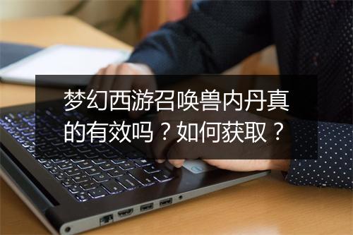 梦幻西游召唤兽内丹真的有效吗？如何获取？