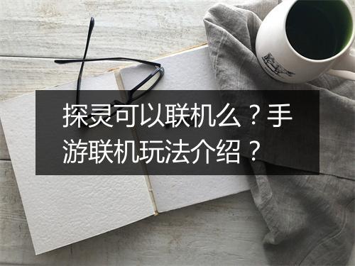 探灵可以联机么?手游联机玩法介绍?