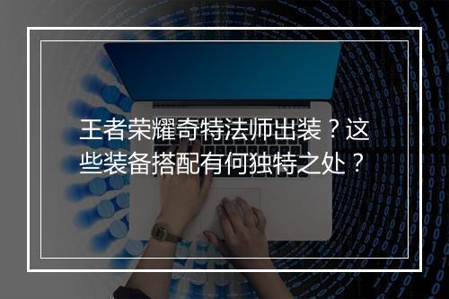 王者荣耀奇特法师出装?这些装备搭配有何独特之处?
