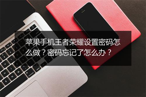 苹果手机王者荣耀设置密码怎么做?密码忘记了怎么办?