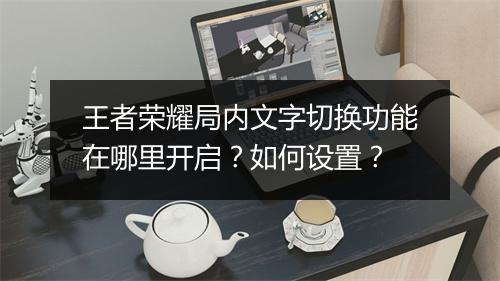 王者荣耀局内文字切换功能在哪里开启?如何设置?