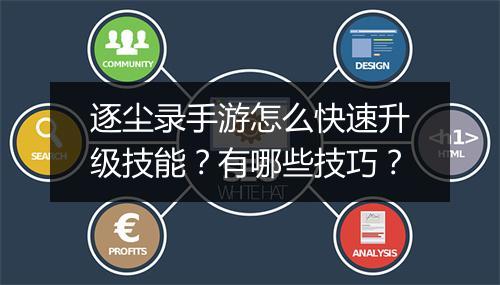逐尘录手游怎么快速升级技能？有哪些技巧？