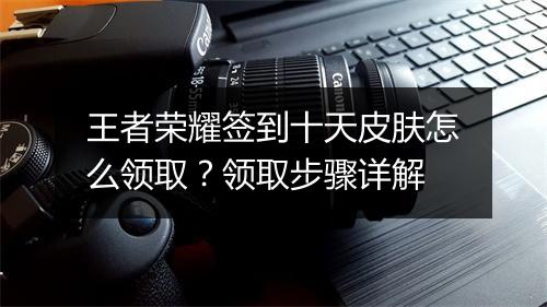 王者荣耀签到十天皮肤怎么领取？领取步骤详解
