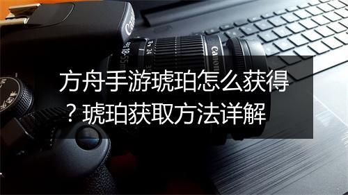 方舟手游琥珀怎么获得?琥珀获取方法详解
