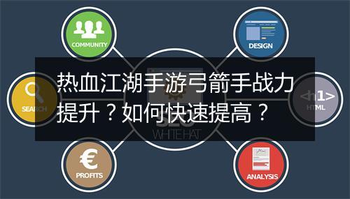热血江湖手游弓箭手战力提升?如何快速提高?