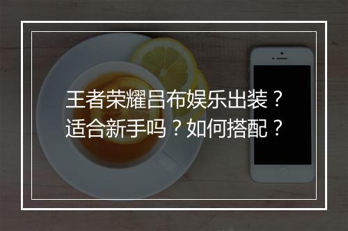 王者荣耀吕布娱乐出装？适合新手吗？如何搭配？