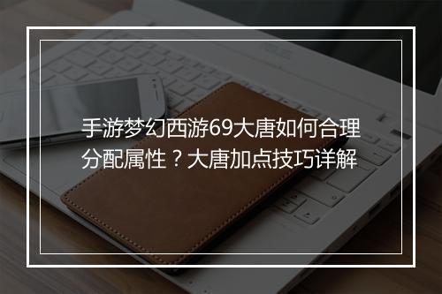 手游梦幻西游69大唐如何合理分配属性？大唐加点技巧详解