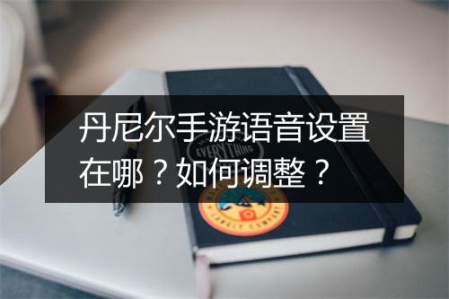 丹尼尔手游语音设置在哪?如何调整?