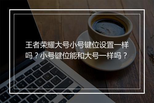 王者荣耀大号小号键位设置一样吗?小号键位能和大号一样吗?